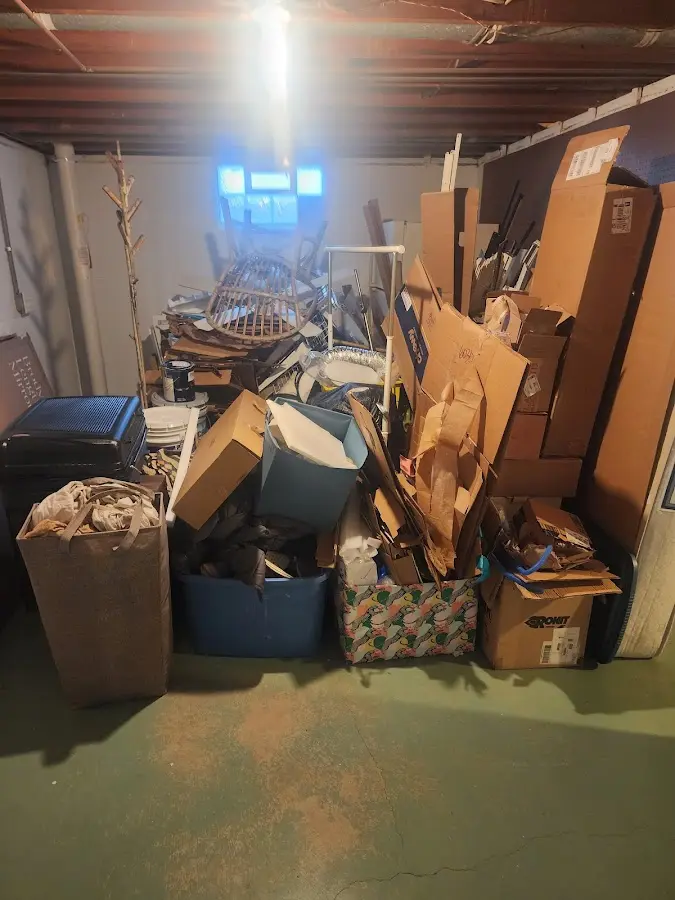 Roll-off dumpster container at job site for Yard Waste Dumpster Rental in Ashdown